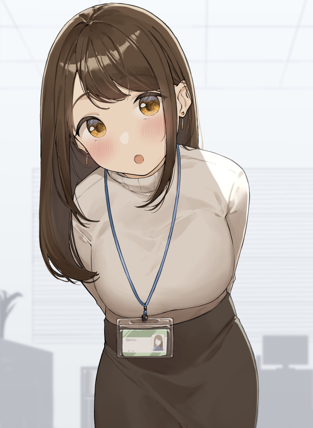 ol-chan_(ol_mahonanoka), ol_mahonanoka, sweater