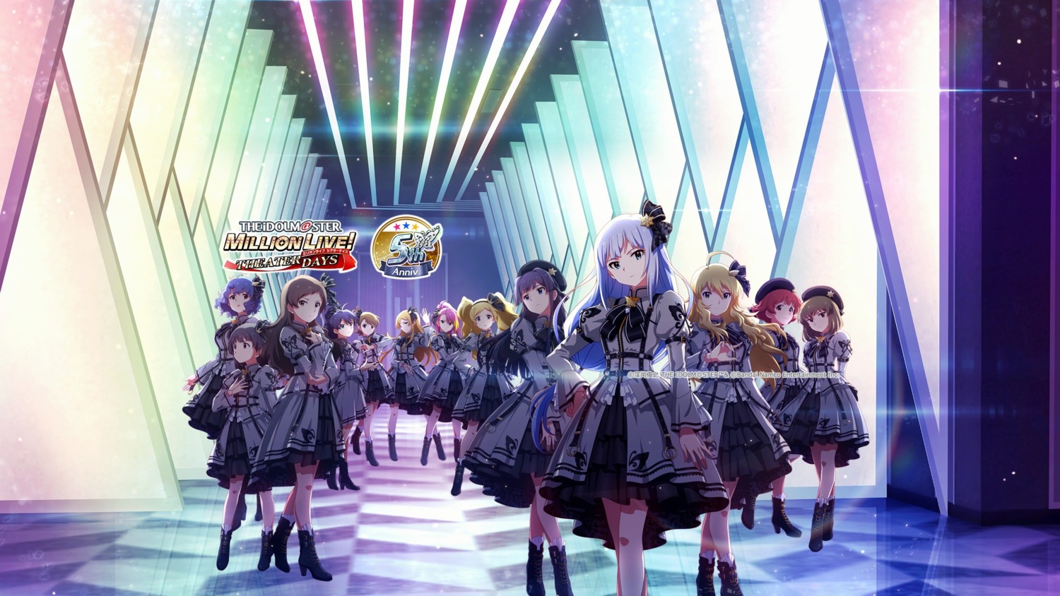 emily_stewart, futami_ami, ganaha_hibiki, heels, hoshii_miki, kitazawa_shiho, maihama_ayumu, mogami_shizuka