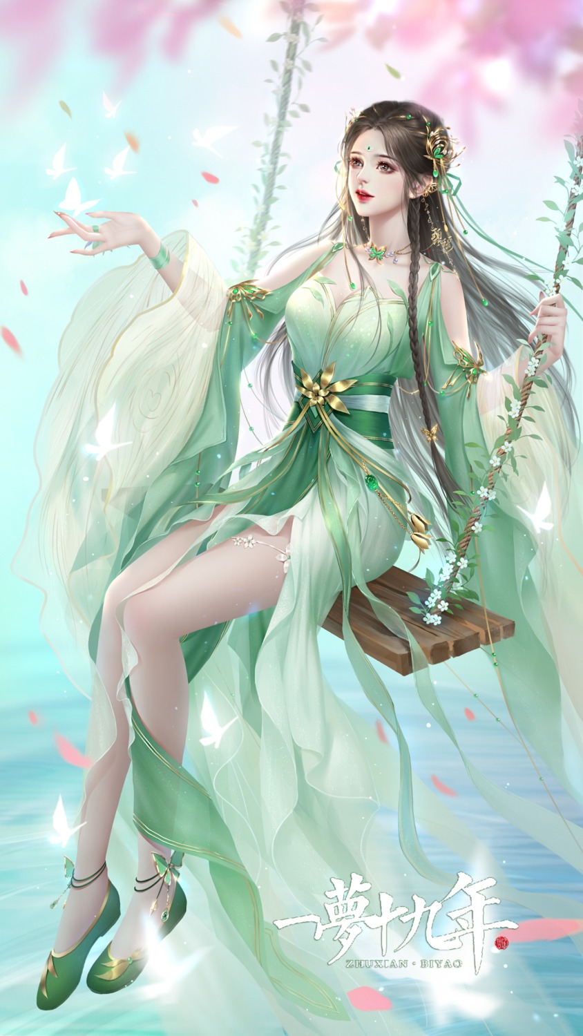 asian_clothes, bi_yao, garter, jade_dynasty, see_through, tagme