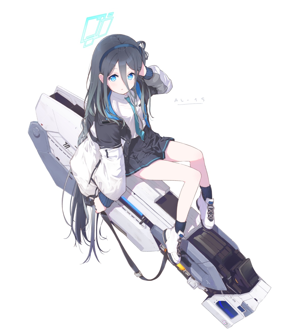 blue_archive, halo, minase_yuki, seifuku, tendou_aris