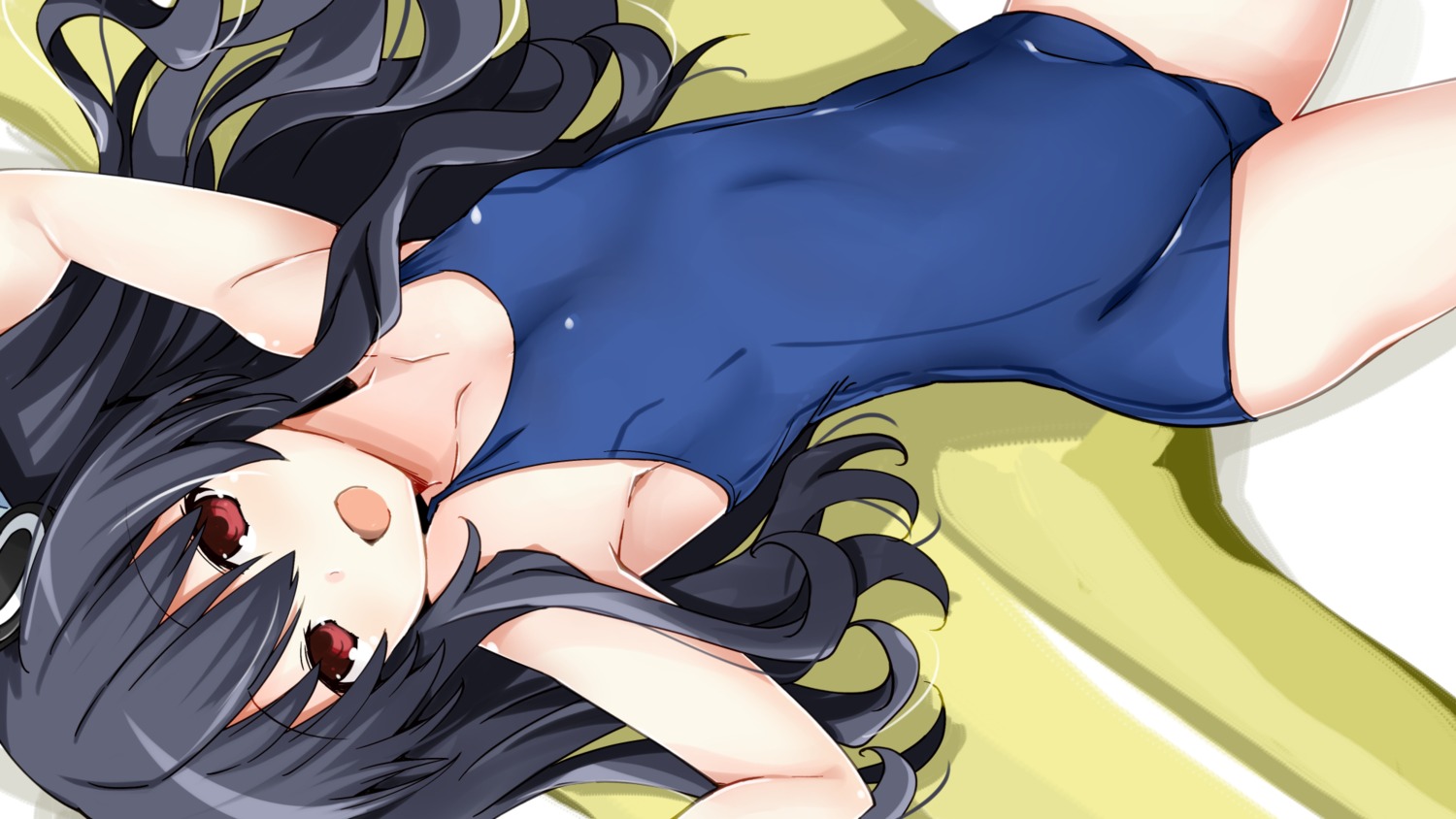 choujigen_game_neptune, iwashi_dorobou_-r-, school_swimsuit, swimsuits, uni_(choujigen_game_neptune)