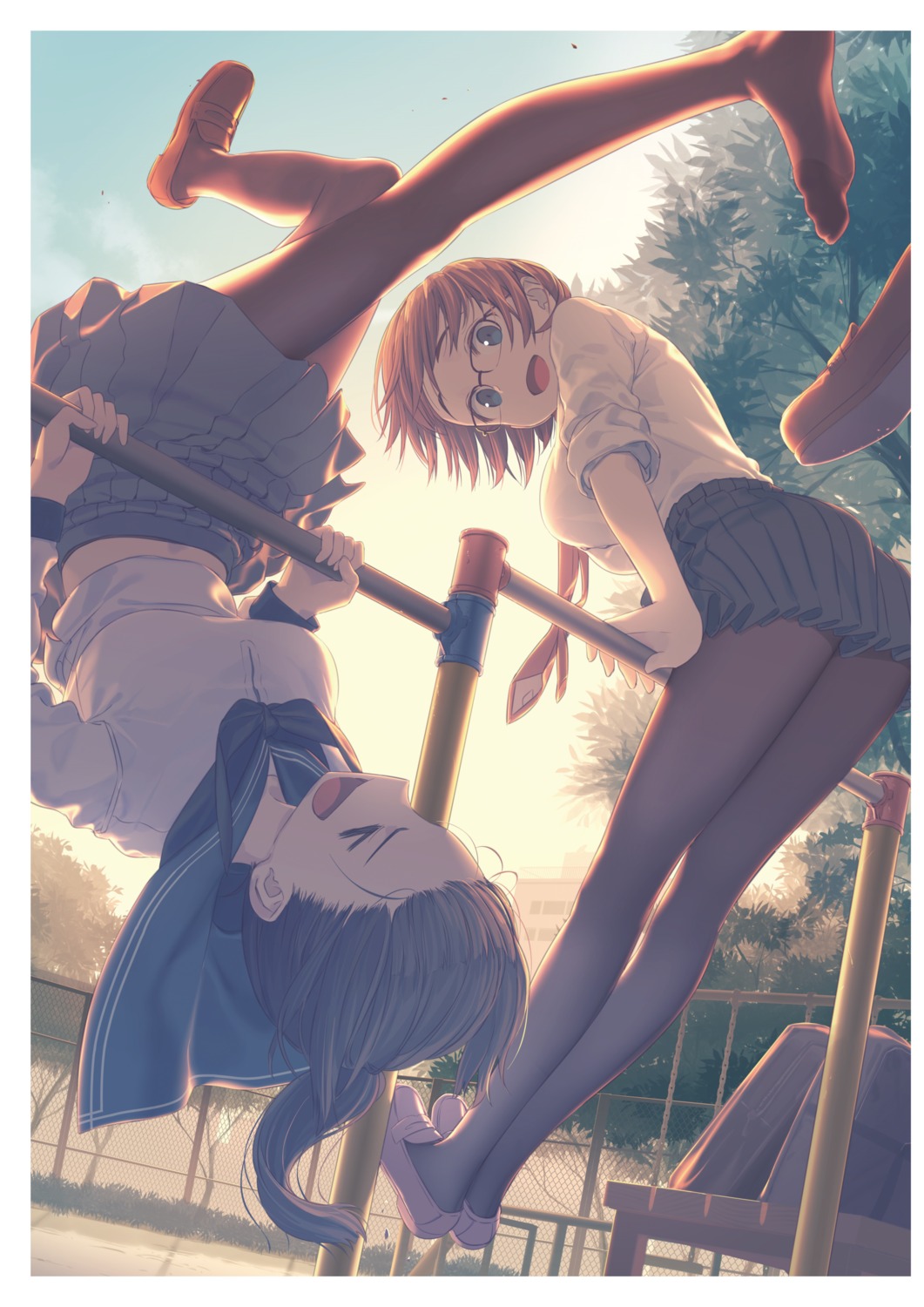 ass, digital_version, feet, himura_kiseki, megane, pantyhose, seifuku