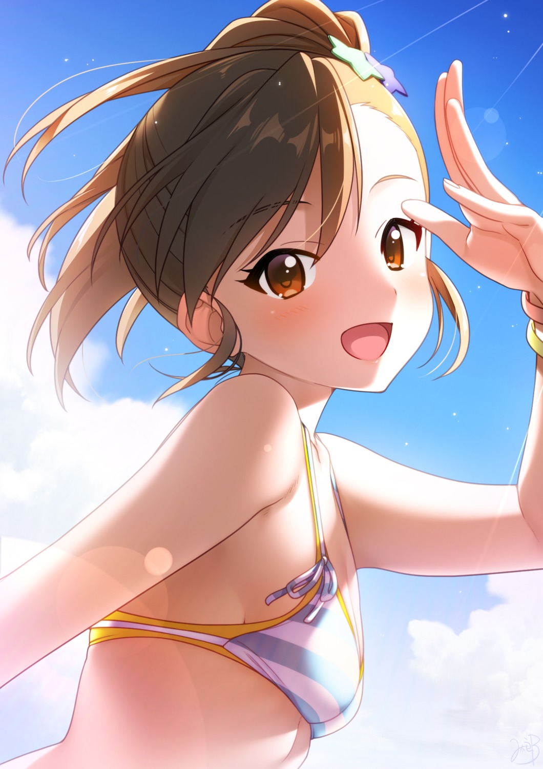 bikini_top, cleavage, futami_mami, mikapoe, swimsuits, the_idolm@ster