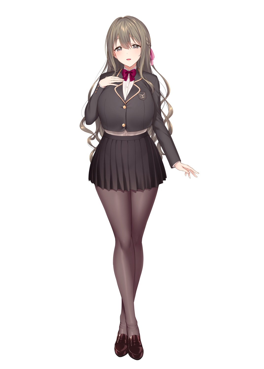 pantyhose, satou_kuuki, seifuku
