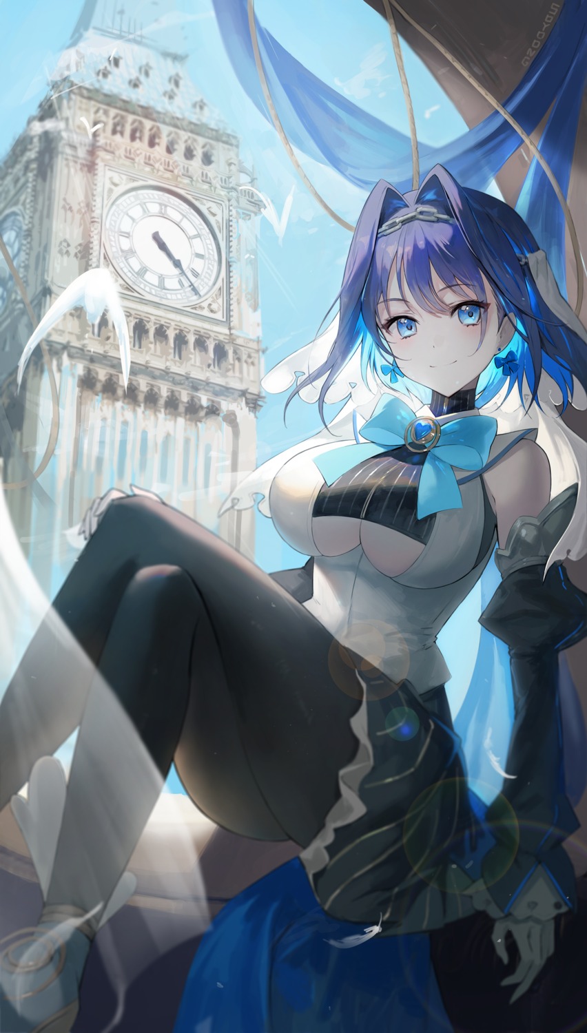 hololive, hololive_english, ouro_kronii, pantyhose, soyoong_jun