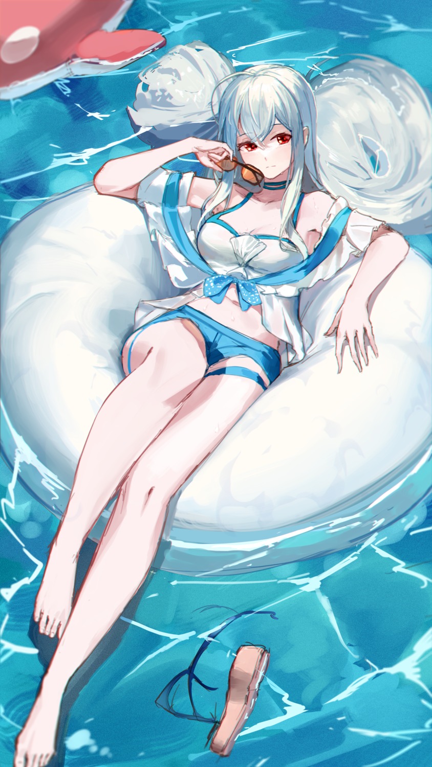 arknights, garter, han_(ozrfour), megane, skadi_(arknights), sketch