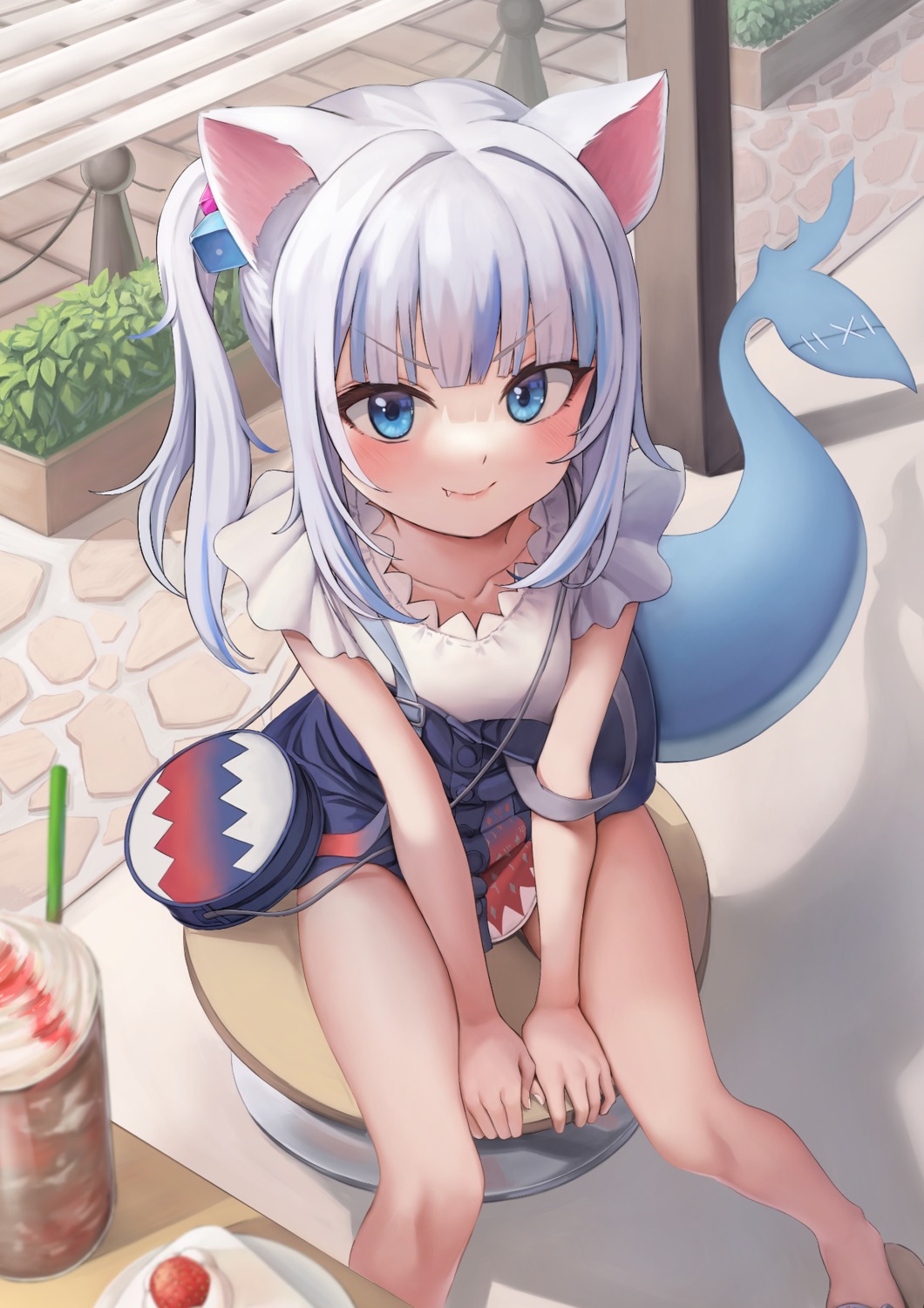 animal_ears, chirang, gawr_gura, hololive, hololive_english, nekomimi, tail