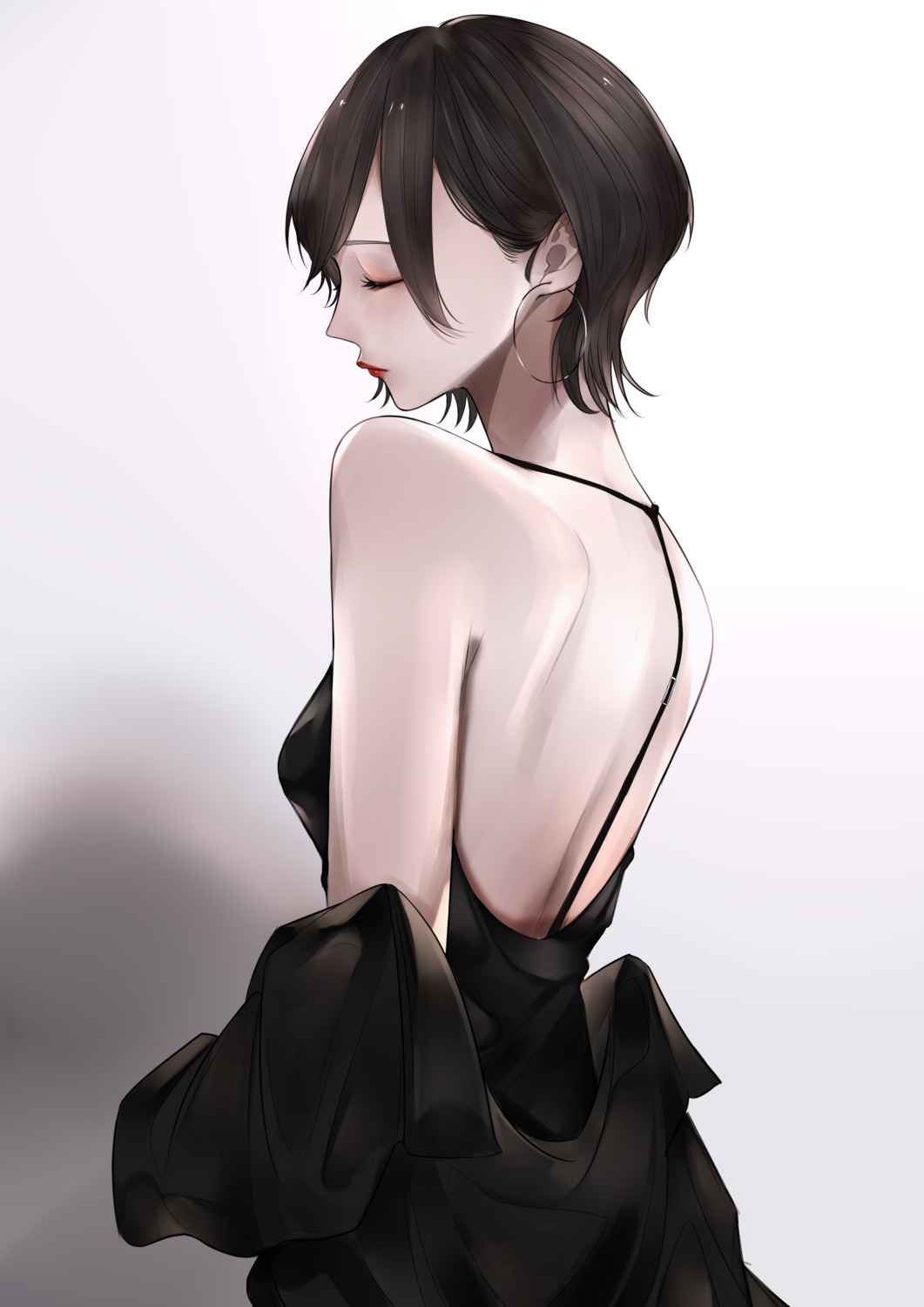 mano_mouth, no_bra