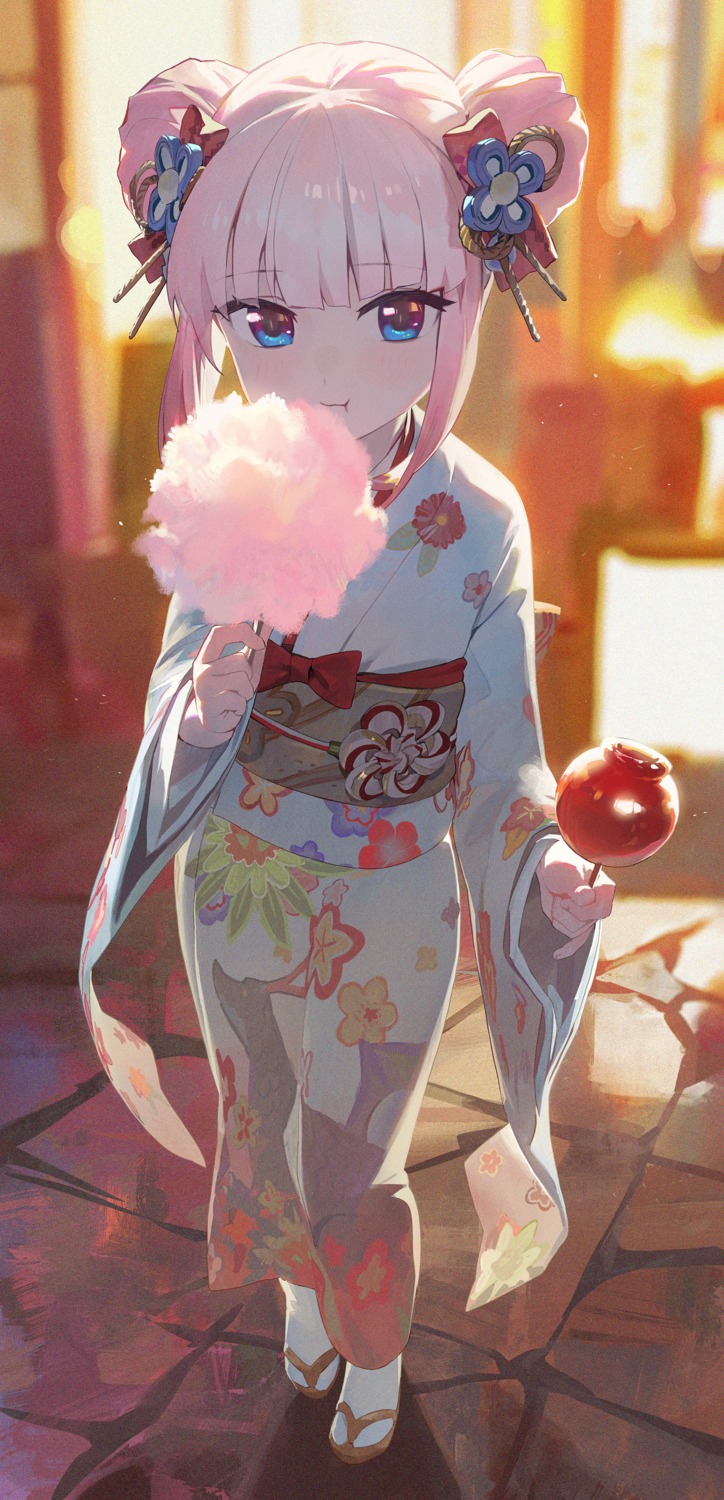 kanna_kamui, kobayashi-san_chi_no_maidragon, modare, yukata