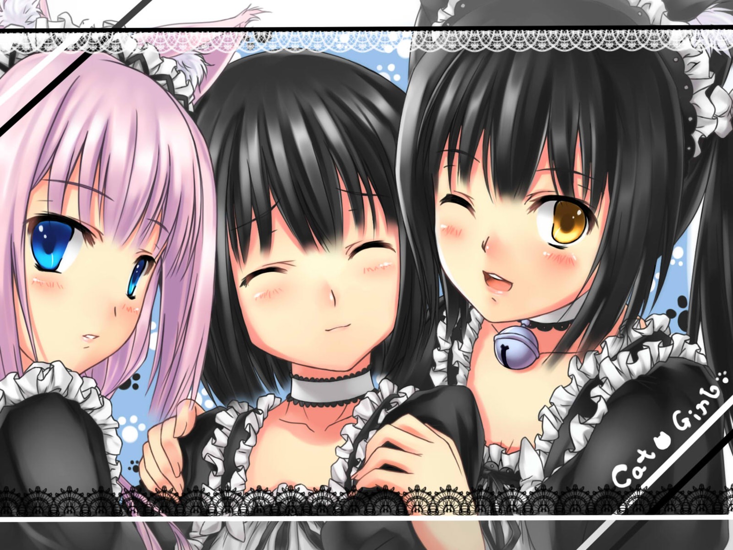 animal_ears, chocola, gothic_lolita, icqoo, lolita_fashion, minaduki_shigure, nekomimi, nekopara