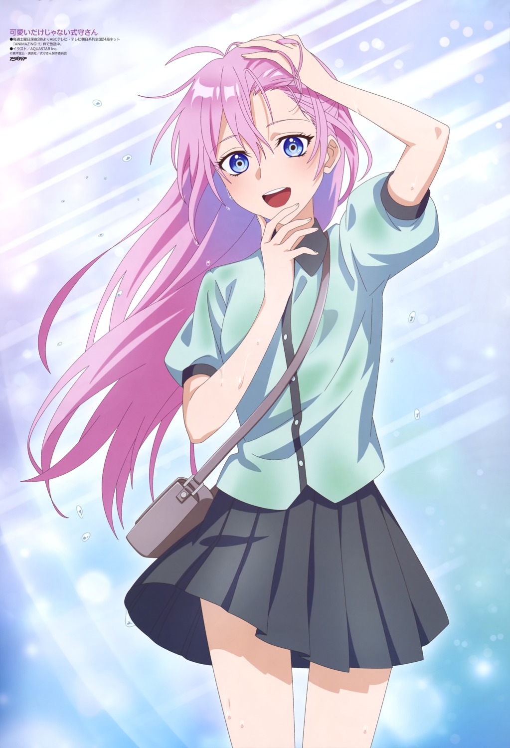aquastar_inc., kawaii_dake_ja_nai_shikimori-san, shikimori_miyako, wet, wet_clothes