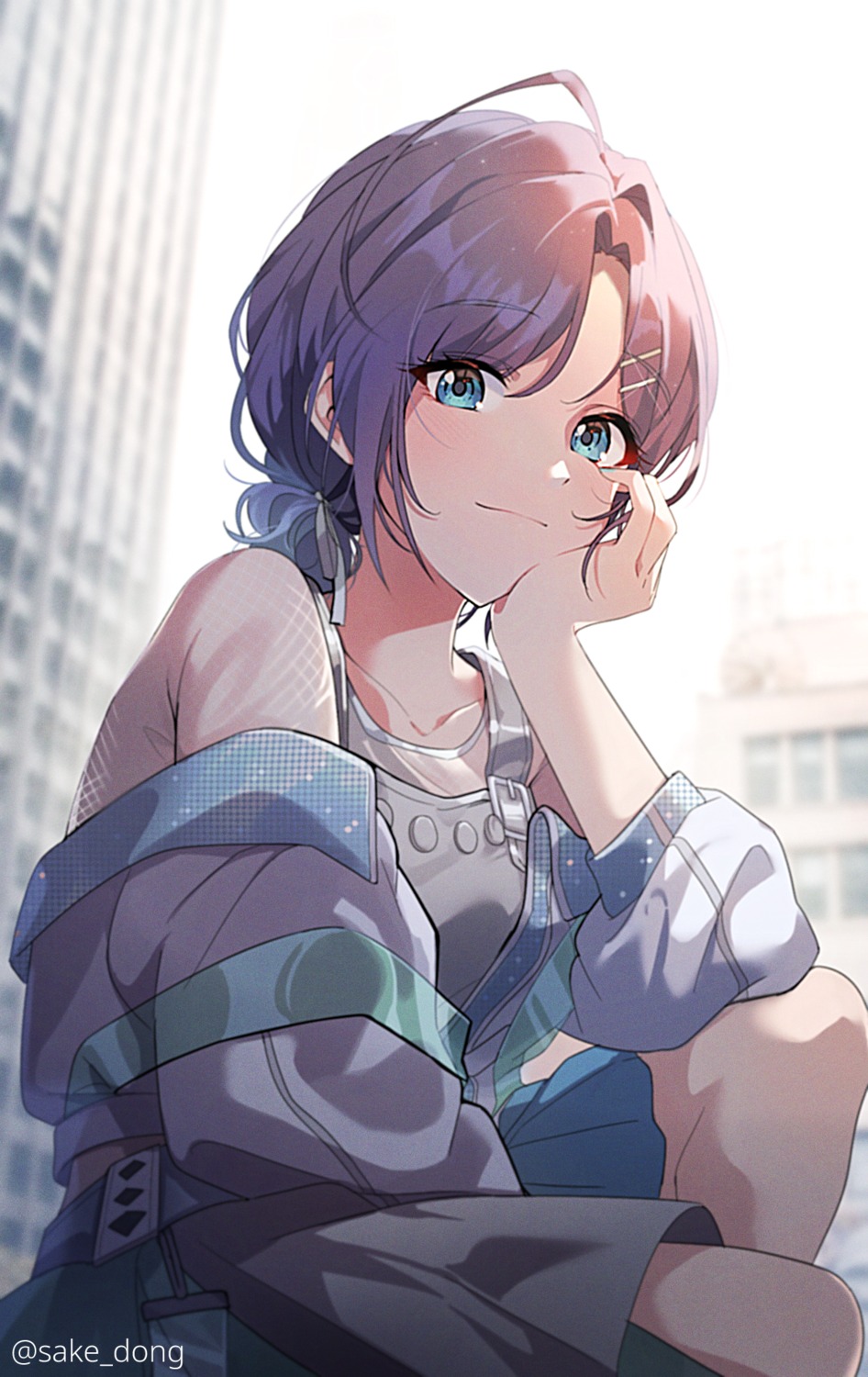 asakura_tooru, fishnets, sake_dong, the_idolm@ster, the_idolm@ster_shiny_colors