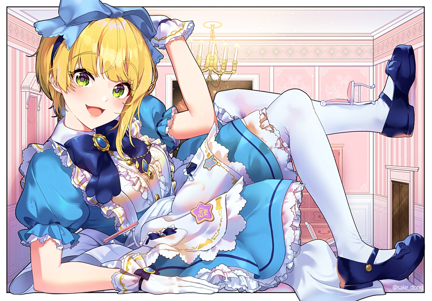 dress, lolita_fashion, miyamoto_frederica, pantyhose, sake_dong, the_idolm@ster, the_idolm@ster_cinderella_girls