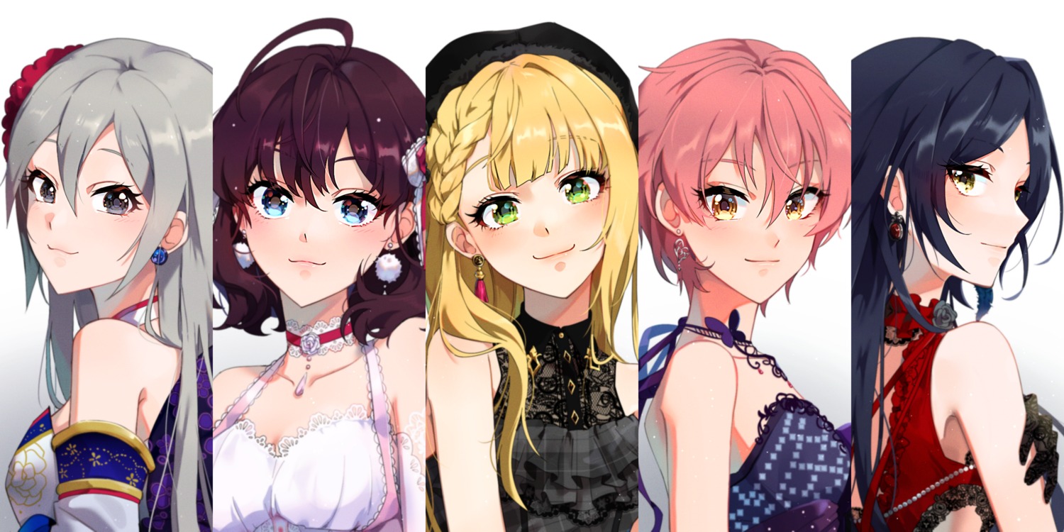hayami_kanade, ichinose_shiki, jougasaki_mika, miyamoto_frederica, sake_dong, shiomi_shuuko, the_idolm@ster, the_idolm@ster_cinderella_girls