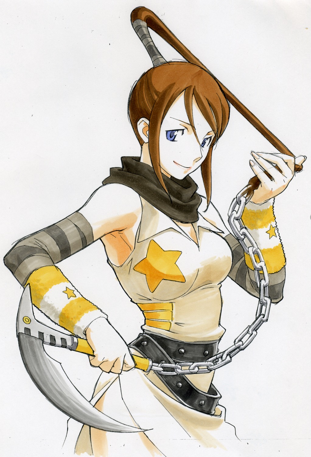 gorigo, nakatsukasa_tsubaki, scanning_dust, soul_eater, watercolor
