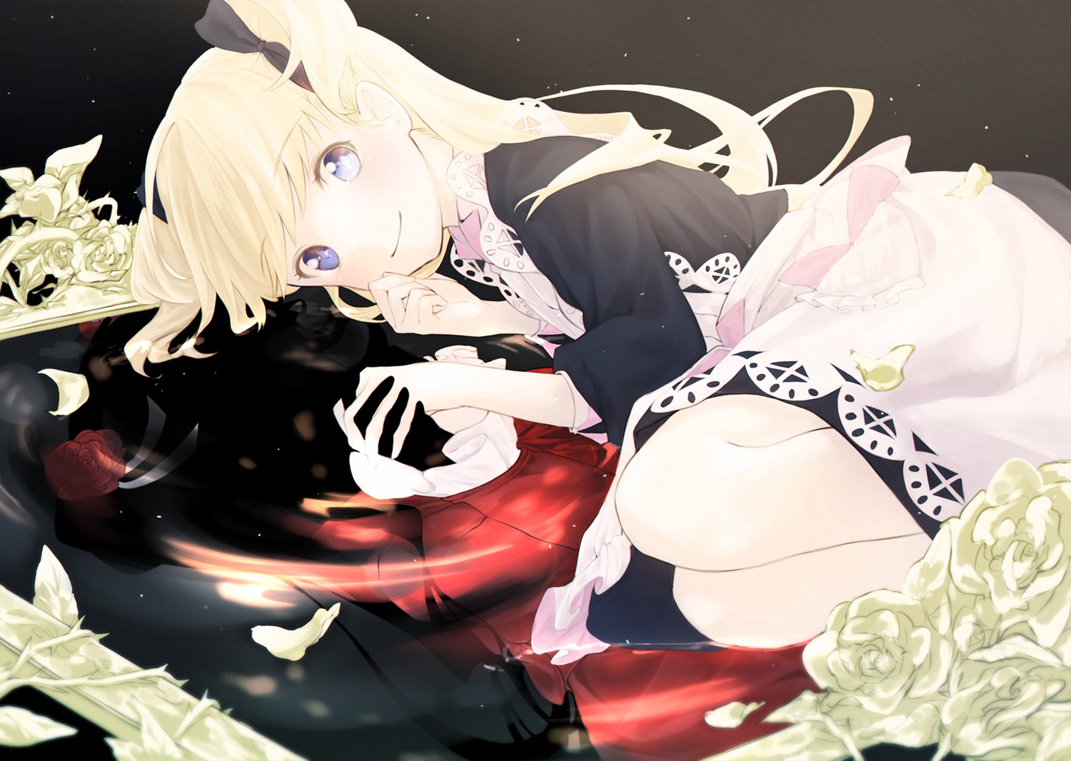 dress, emilico, kate_shadow, shadows_house, silhouette, yo_(pixiv_60017012)