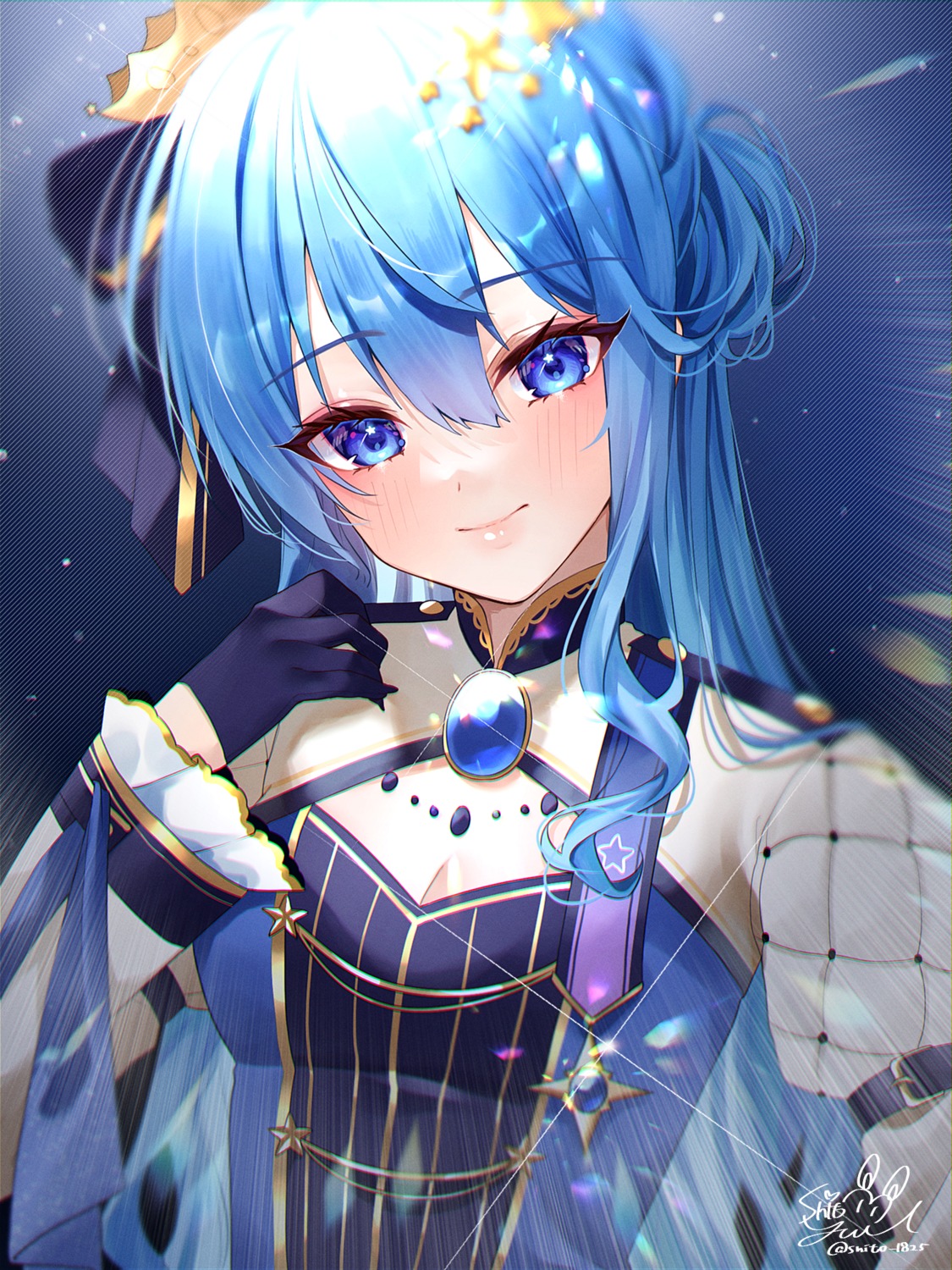 cleavage, hololive, hoshimachi_suisei, shito_yui