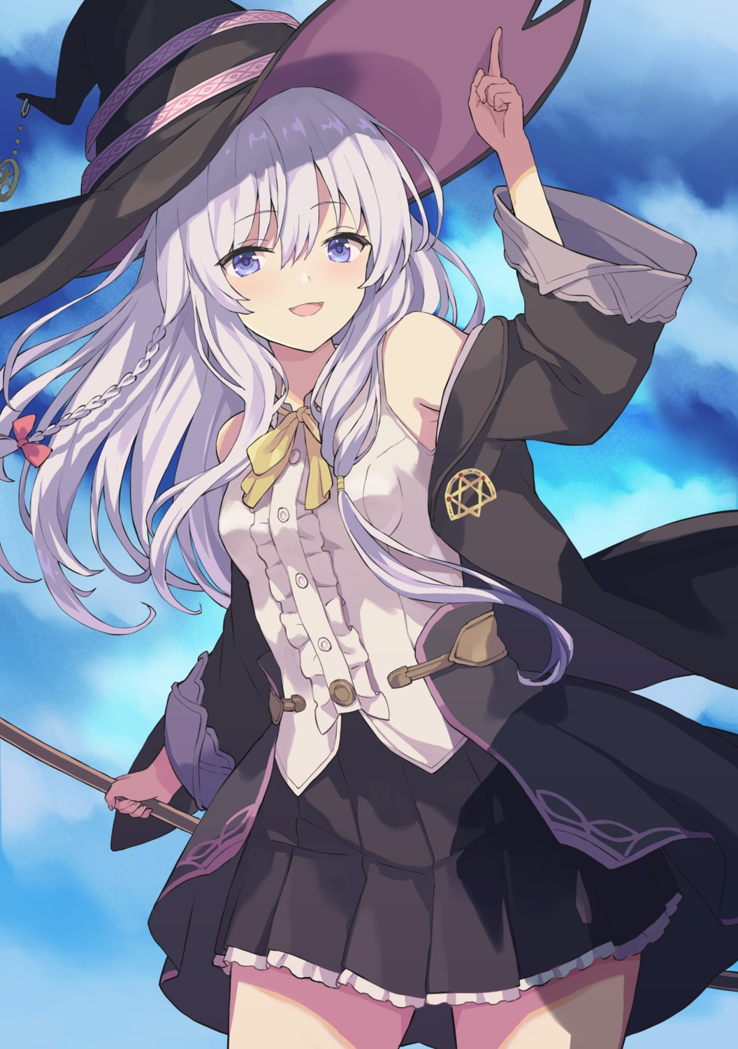elaina_(majotabi), majo_no_tabitabi, rasahan, witch
