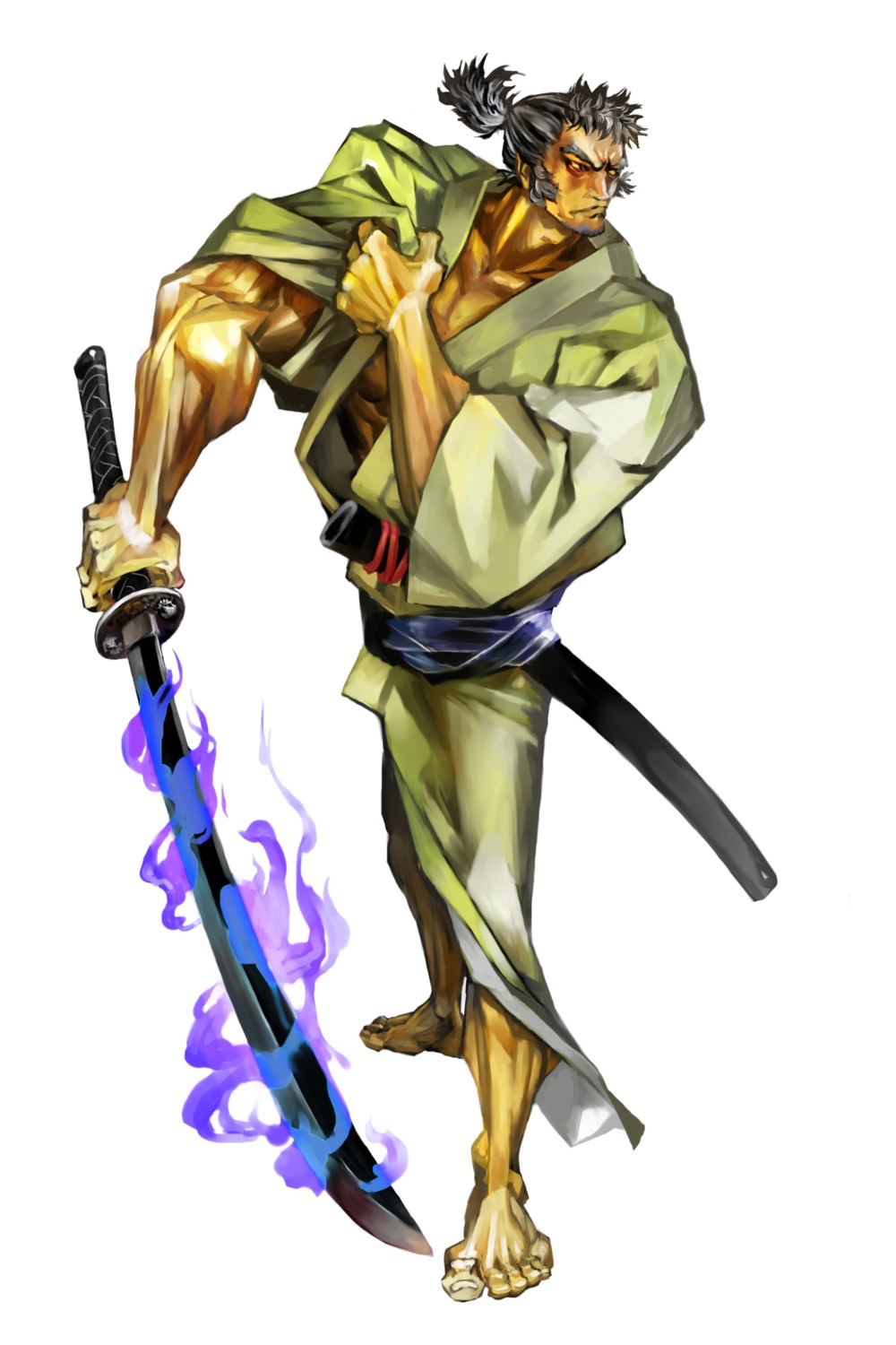 izuna_jinkurau, male, oboro_muramasa, shigatake