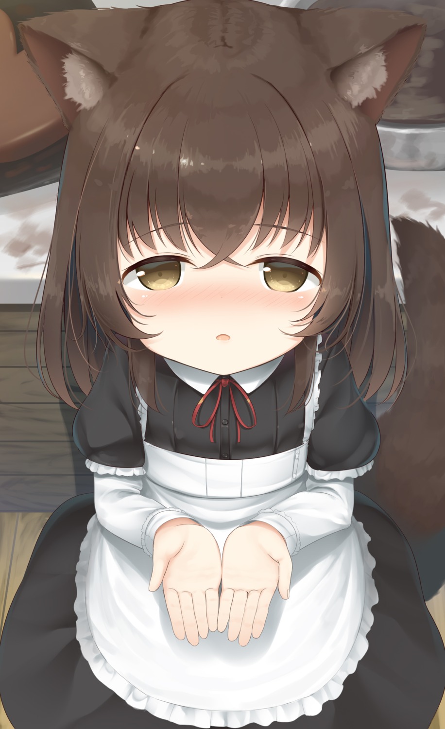 animal_ears, maid, psyche3313, tail