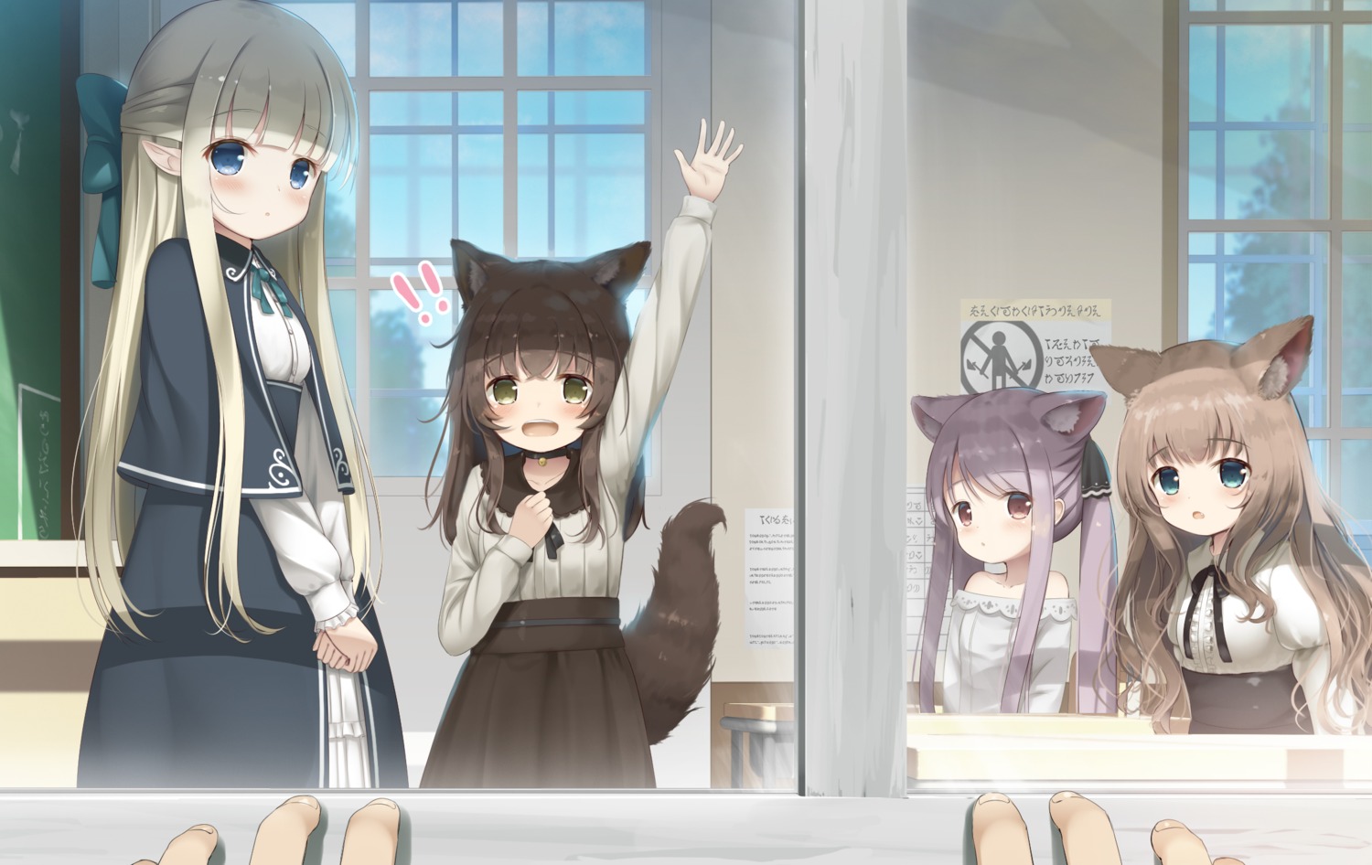 animal_ears, nekomimi, psyche3313, tail