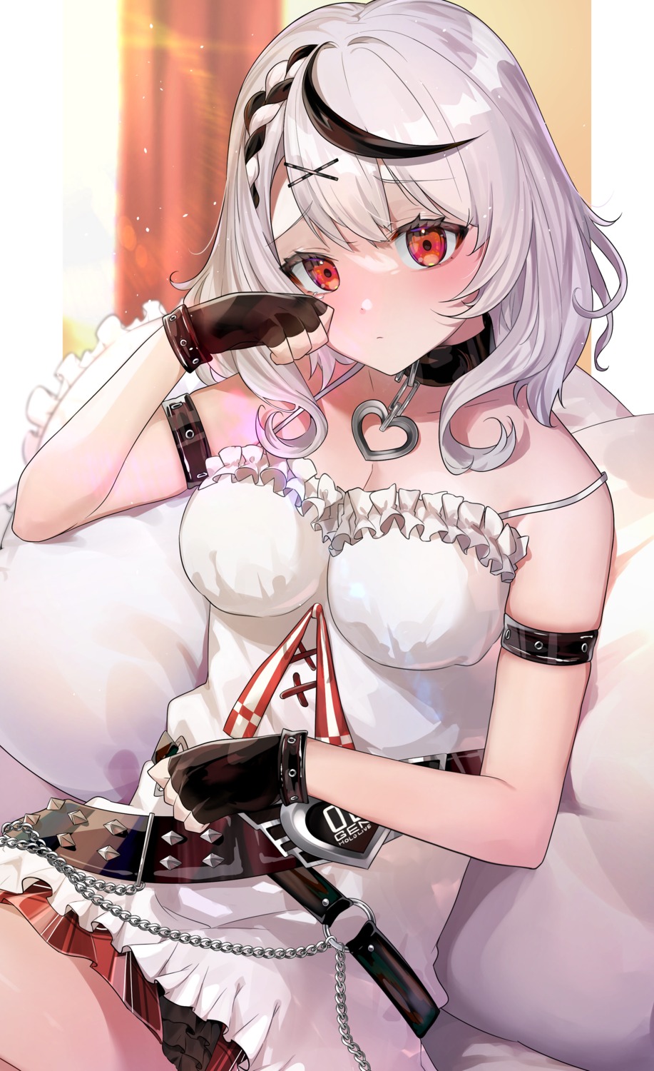 cadorunrun, dress, hololive, sakamata_chloe
