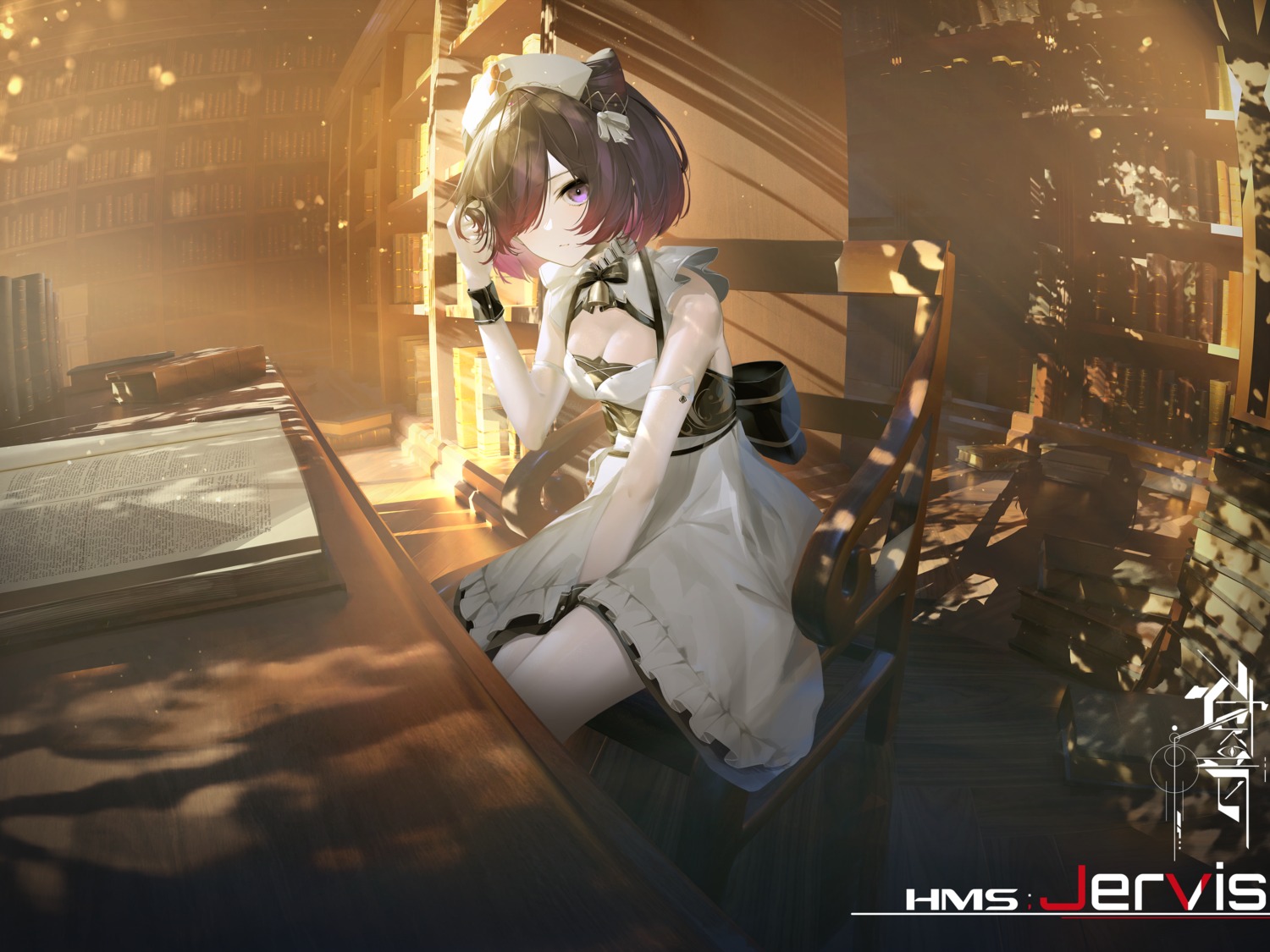 azur_lane, cleavage, jervis_(azur_lane), ka11_ca, nurse, pantyhose