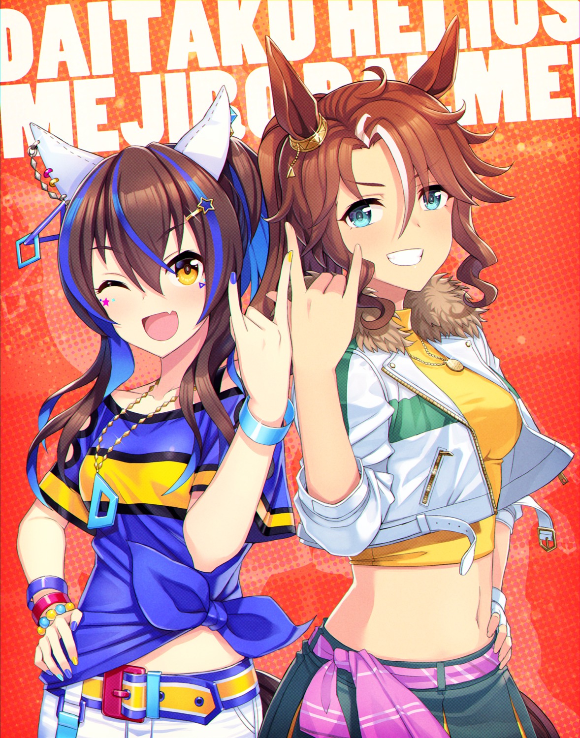 animal_ears, daitaku_helios_(umamusume), itou_(onsoku_tassha), mejiro_palmer_(umamusume), tail, uma_musume_pretty_derby, uniform