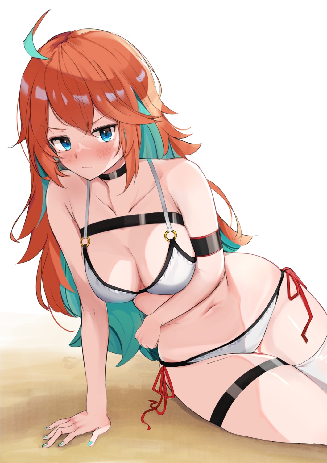 bikini, garter, hololive, hololive_english, swimsuits, takanashi_kiara, thighhighs, v_a_i_r
