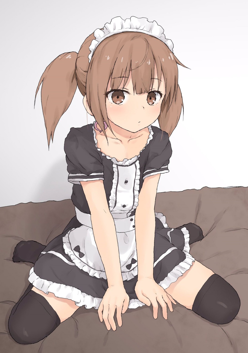 maid, thighhighs, yakihebi