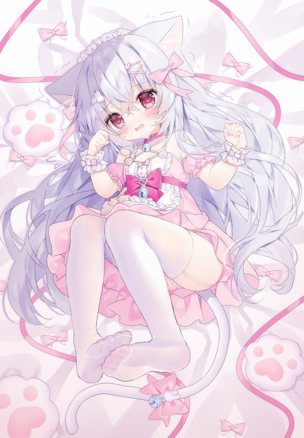 animal_ears, lolita_fashion, mullay, nekomimi, tail