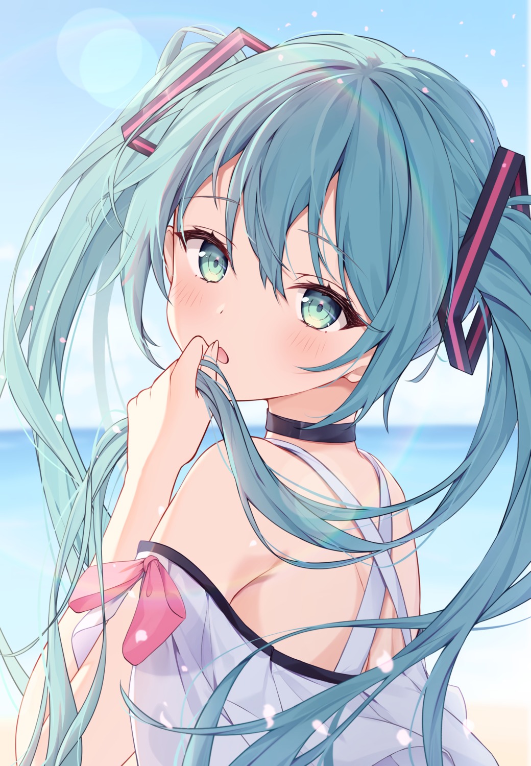 hatsune_miku, no_bra, vocaloid, yumenone_(conectarts)