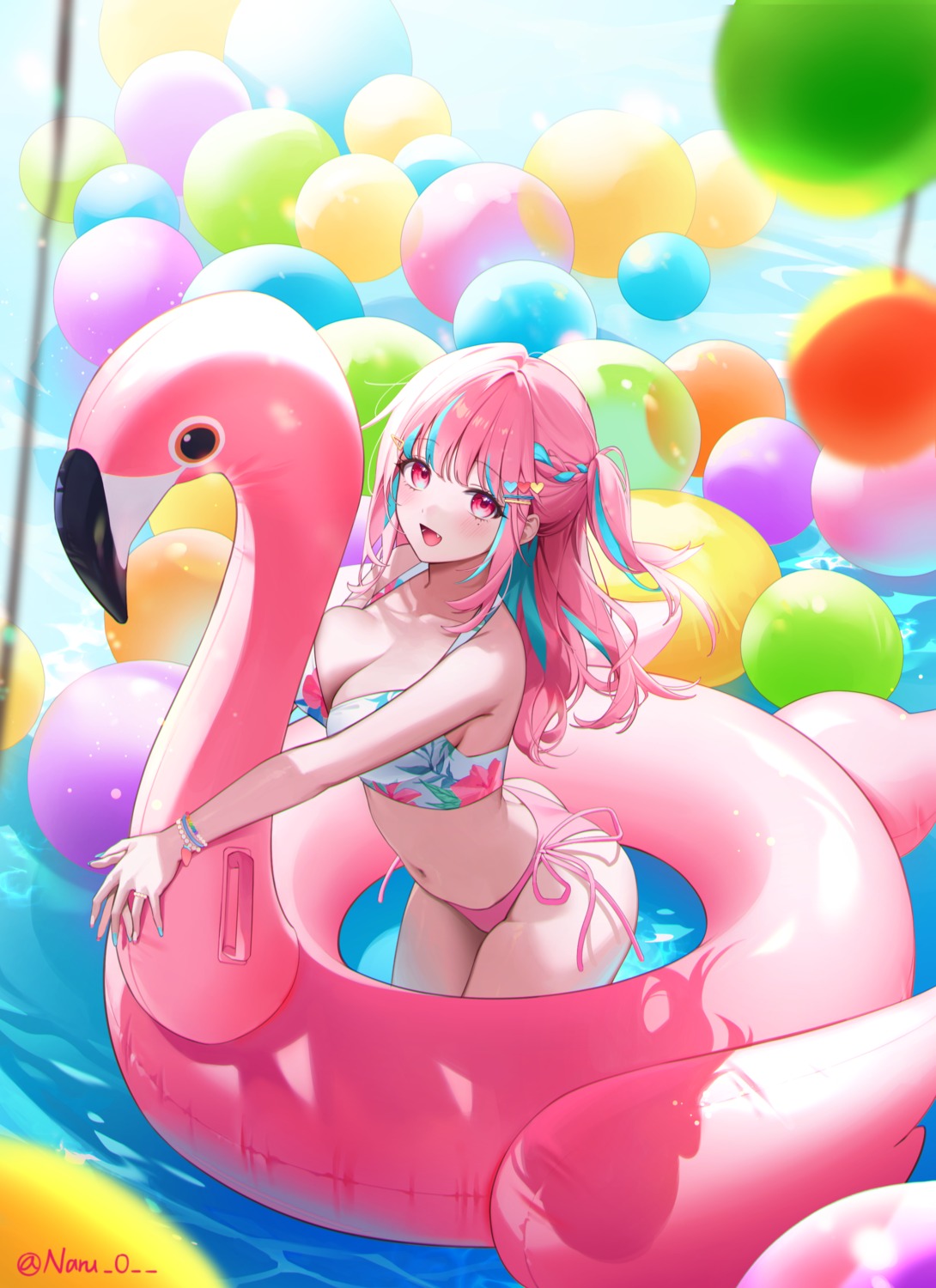 bikini, naru_0, swimsuits