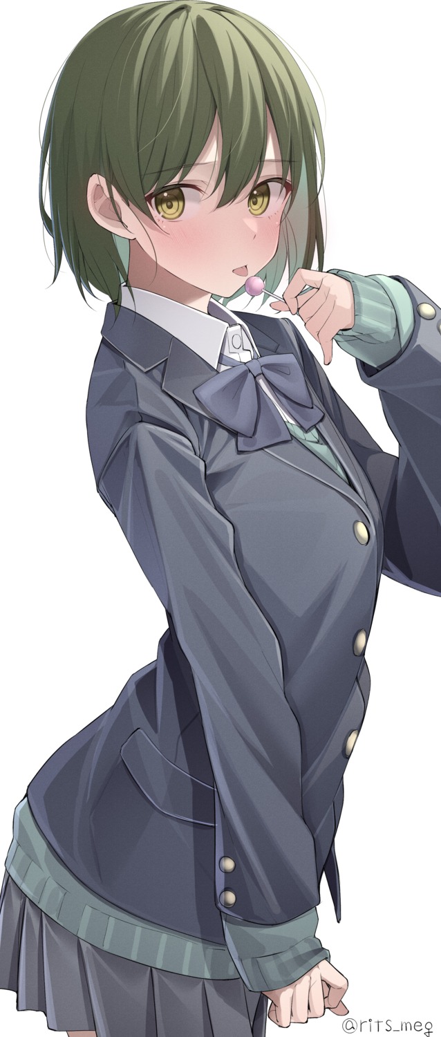 kawai_ritsu_(rits_meg), nanakusa_nichika, seifuku, sweater, the_idolm@ster, the_idolm@ster_shiny_colors