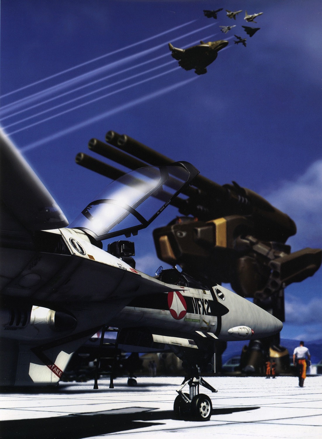 binding_discoloration, macross, mecha, tenjin_hidetaka
