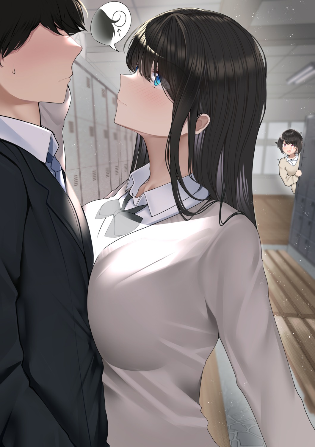 kaku_yone, seifuku, sweater