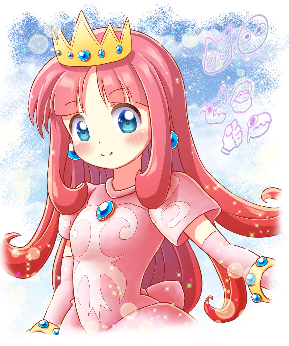 dress, princess_shokora, tagme, warioware