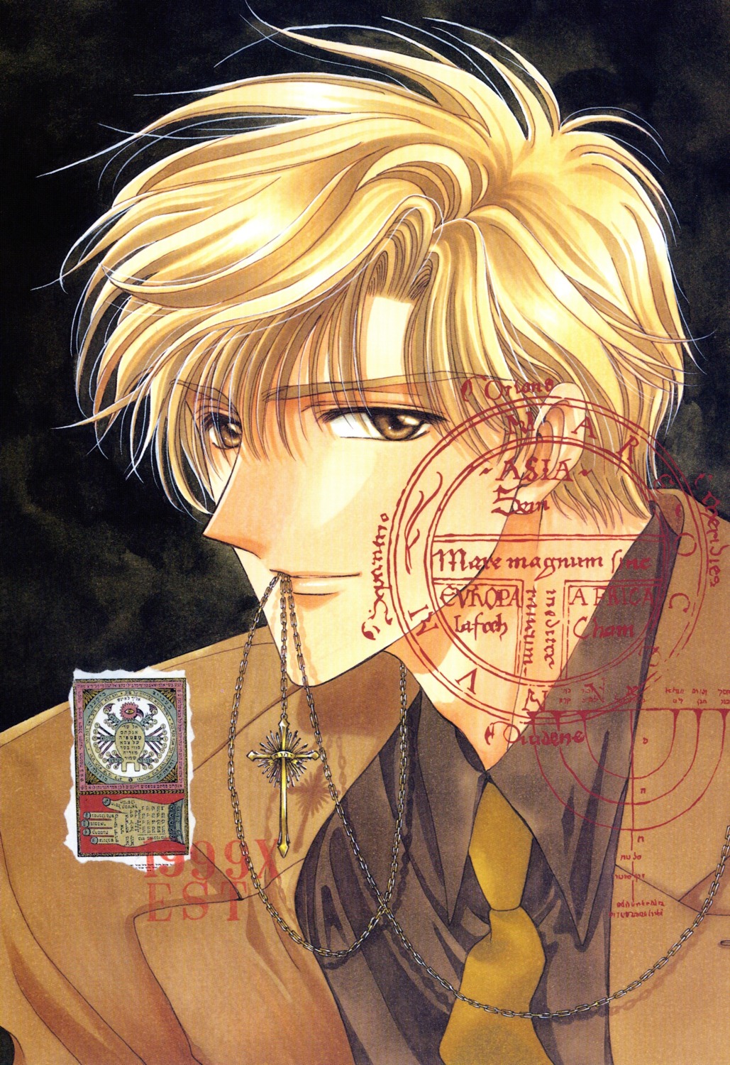 clamp, kigai_yuuto, male, x