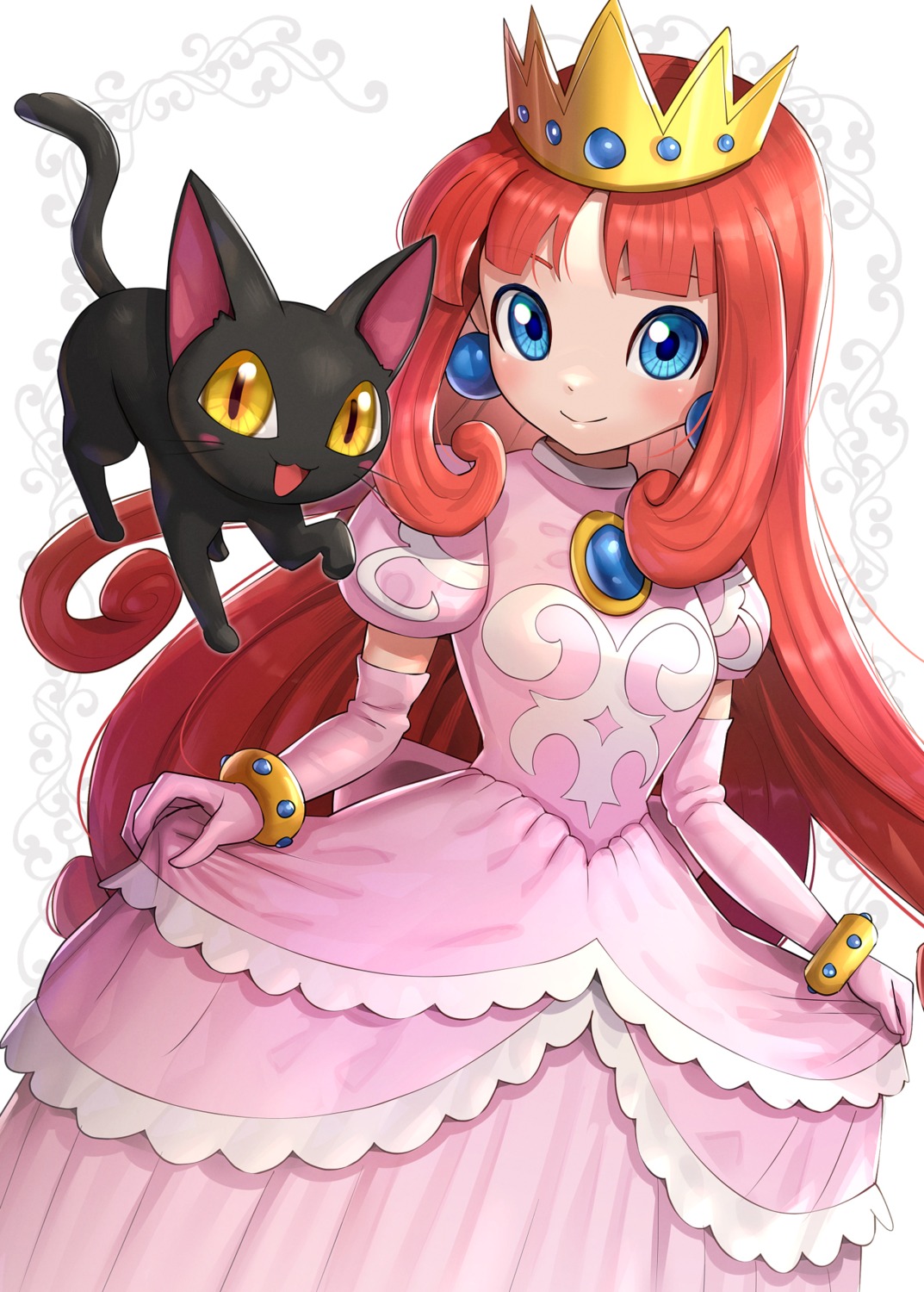 dress, neko, princess_shokora, tagme, warioware