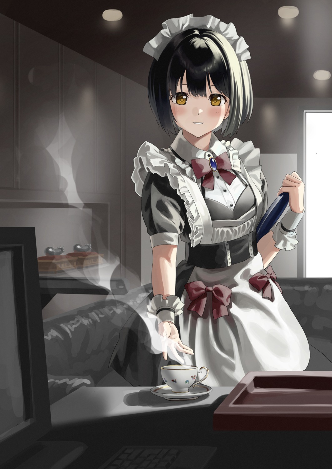 maid, takafuji_kako, the_idolm@ster, the_idolm@ster_cinderella_girls, zyaki