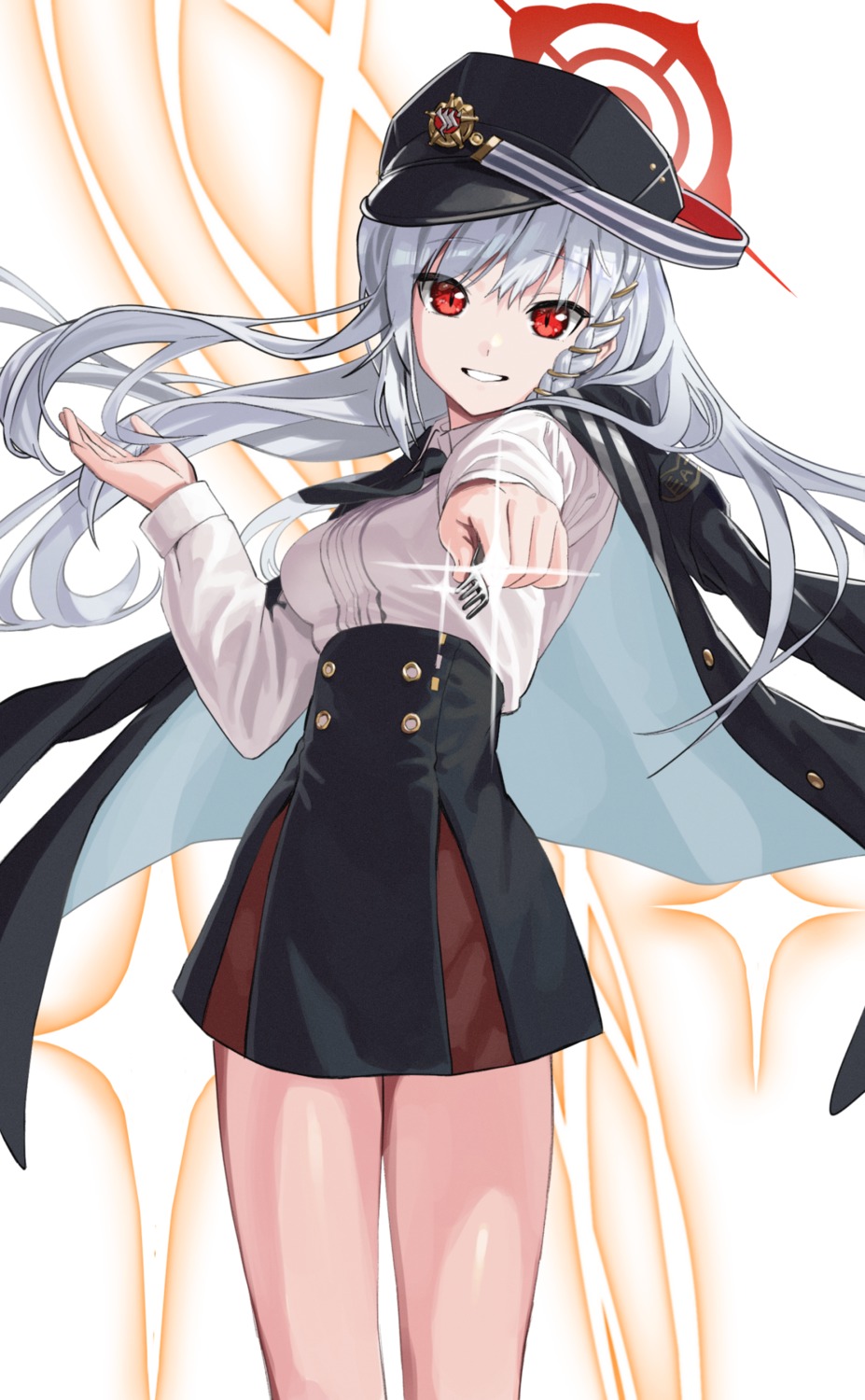 blue_archive, halo, kurodate_haruna, uniform, zyaki