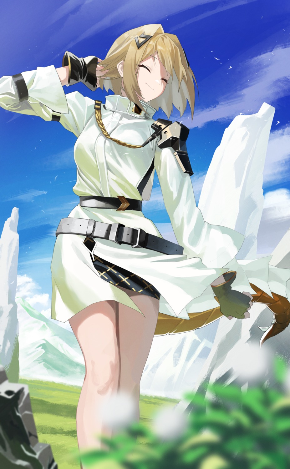 alchemy_stars, armor, tail, uniform, vice_(alchemy_stars), zyaki
