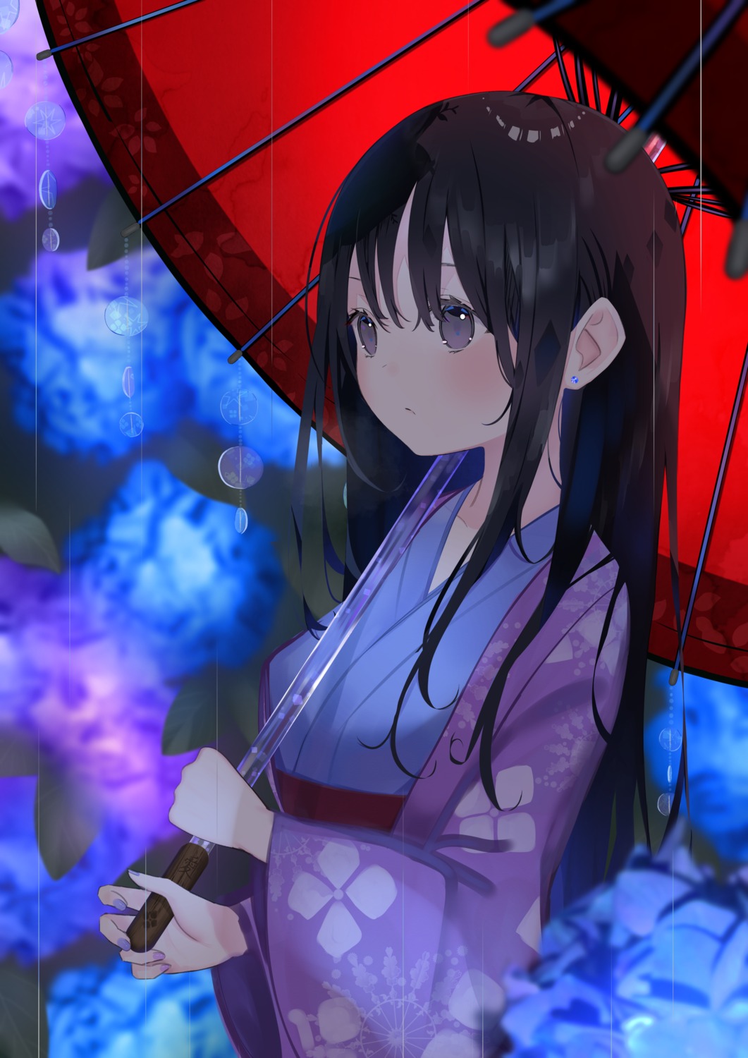 sakura_yuu_(hzjy8485), umbrella, yukata