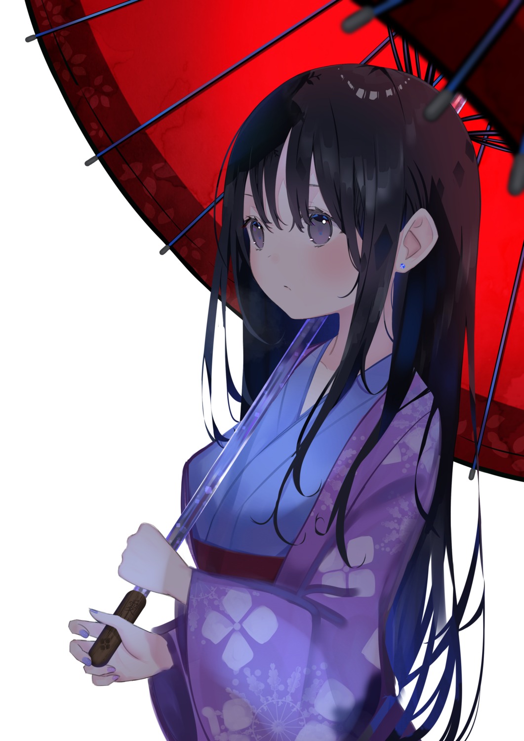 sakura_yuu_(hzjy8485), umbrella, yukata