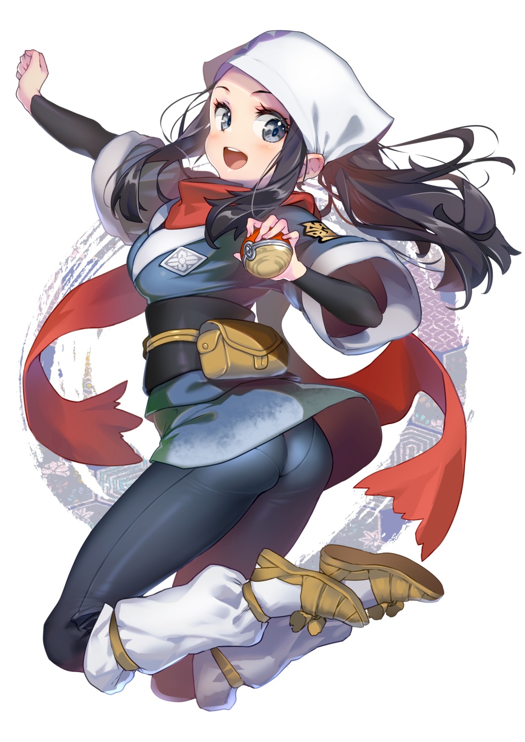 ass, hong, japanese_clothes, pokemon, pokemon_legends_arceus, shou_(pokemon)