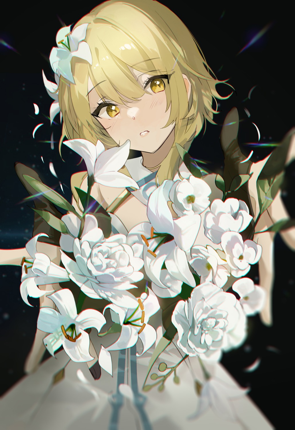 dress, genshin_impact, lumine, retty2706