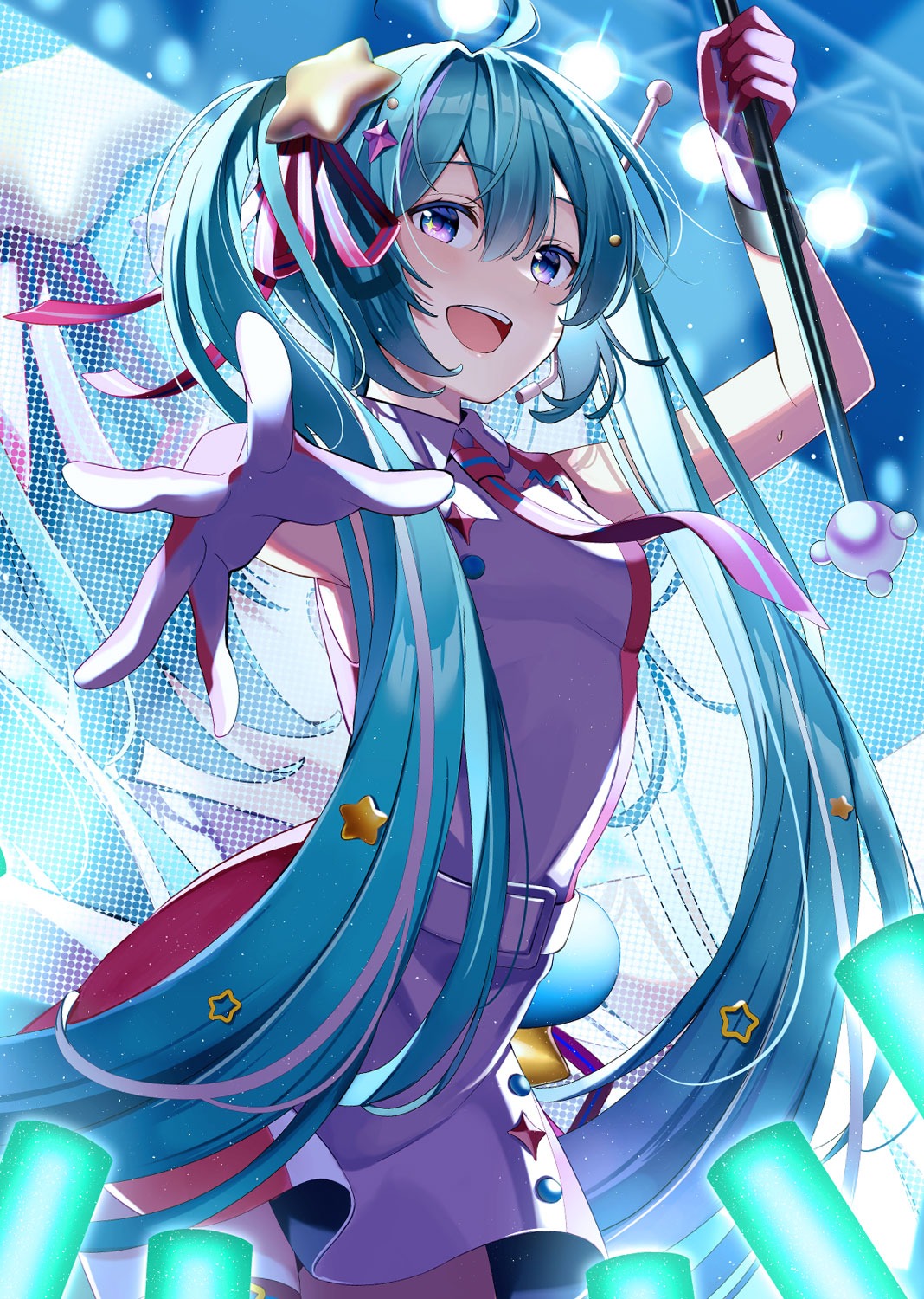 dress, hatsune_miku, magical_mirai, vocaloid, yuuka_nonoko