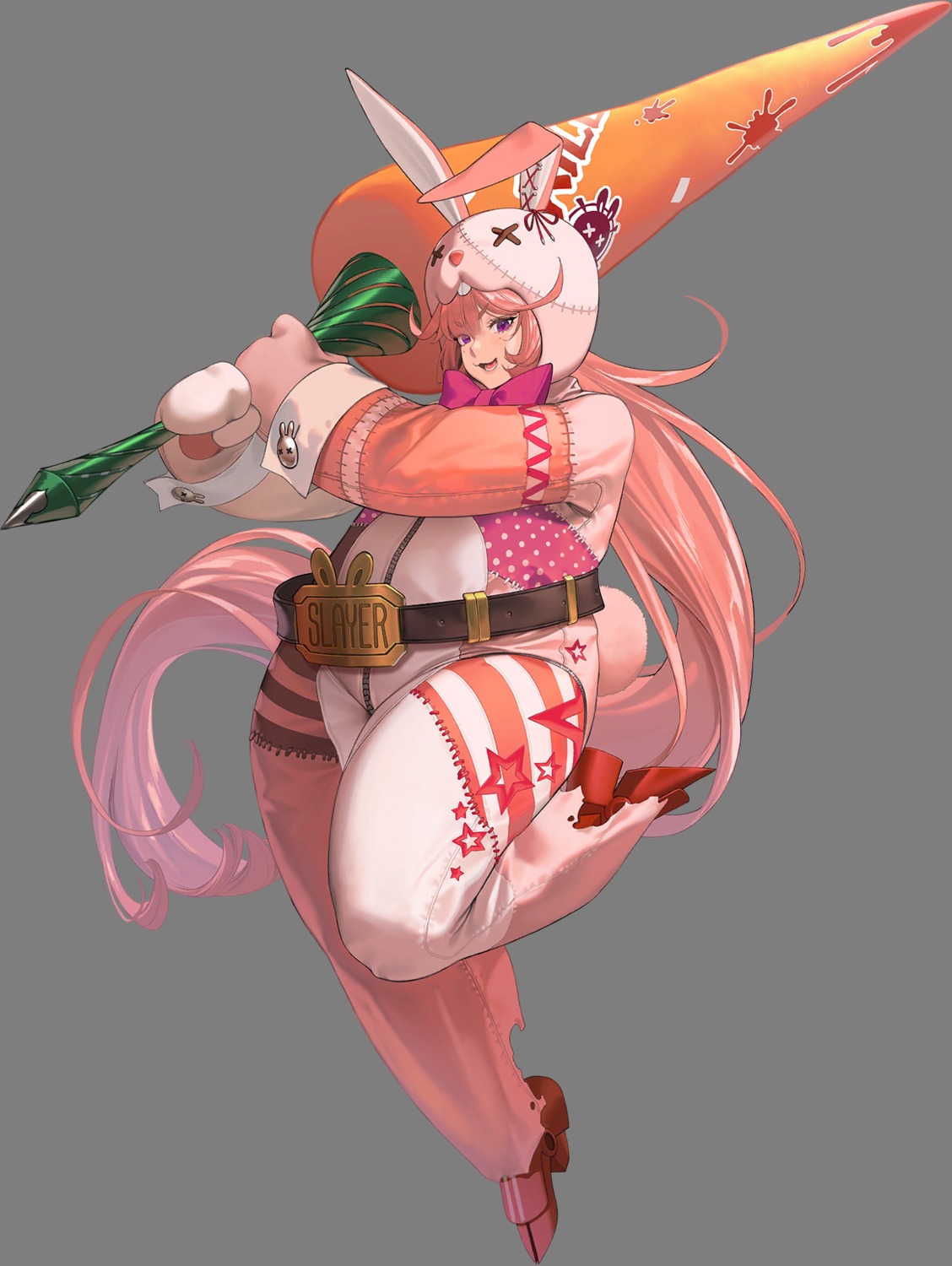 animal_ears, bunny_ears, heels, last_origin, niba_(last_origin), transparent_png, weapon, zig90