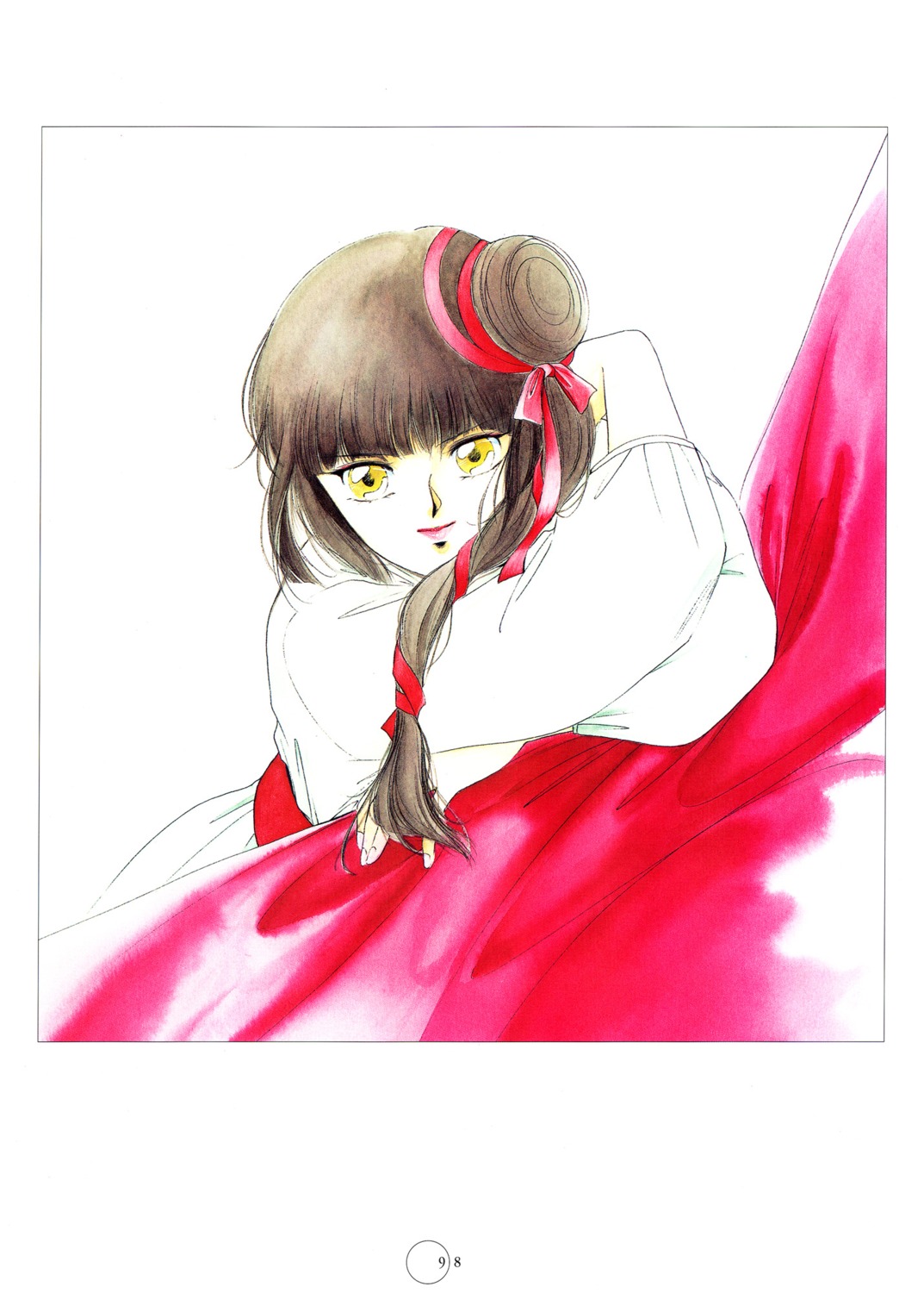 kakinouchi_narumi, miyu, vampire_princess_miyu, watercolor