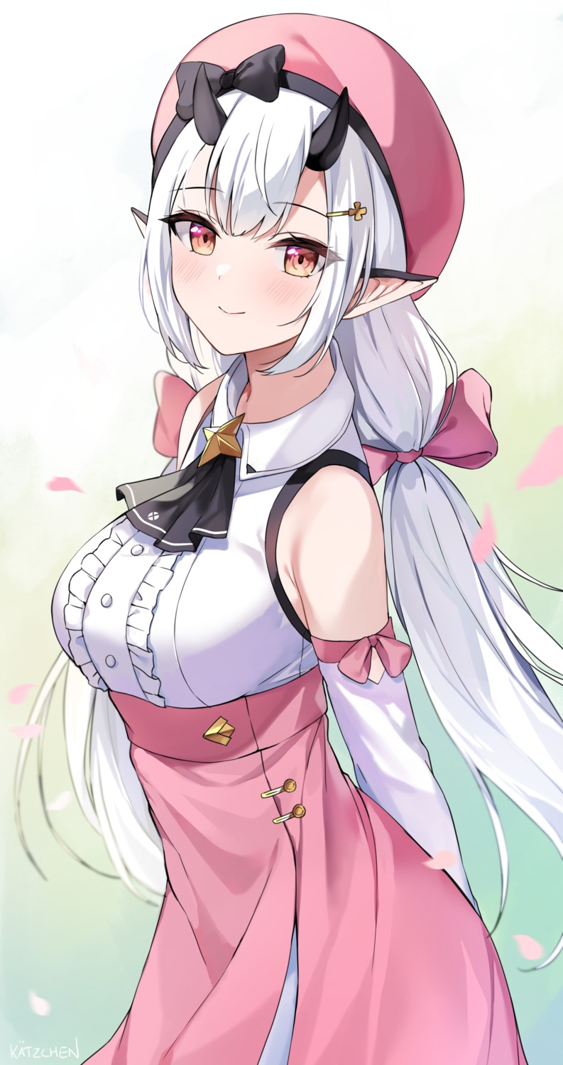 epic7, horns, kaetzchen, pointy_ears, yufine_(epic7)